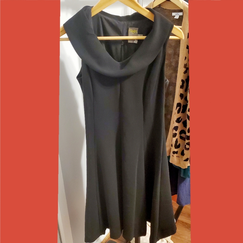 Taylor Sleeveless Black Dress
